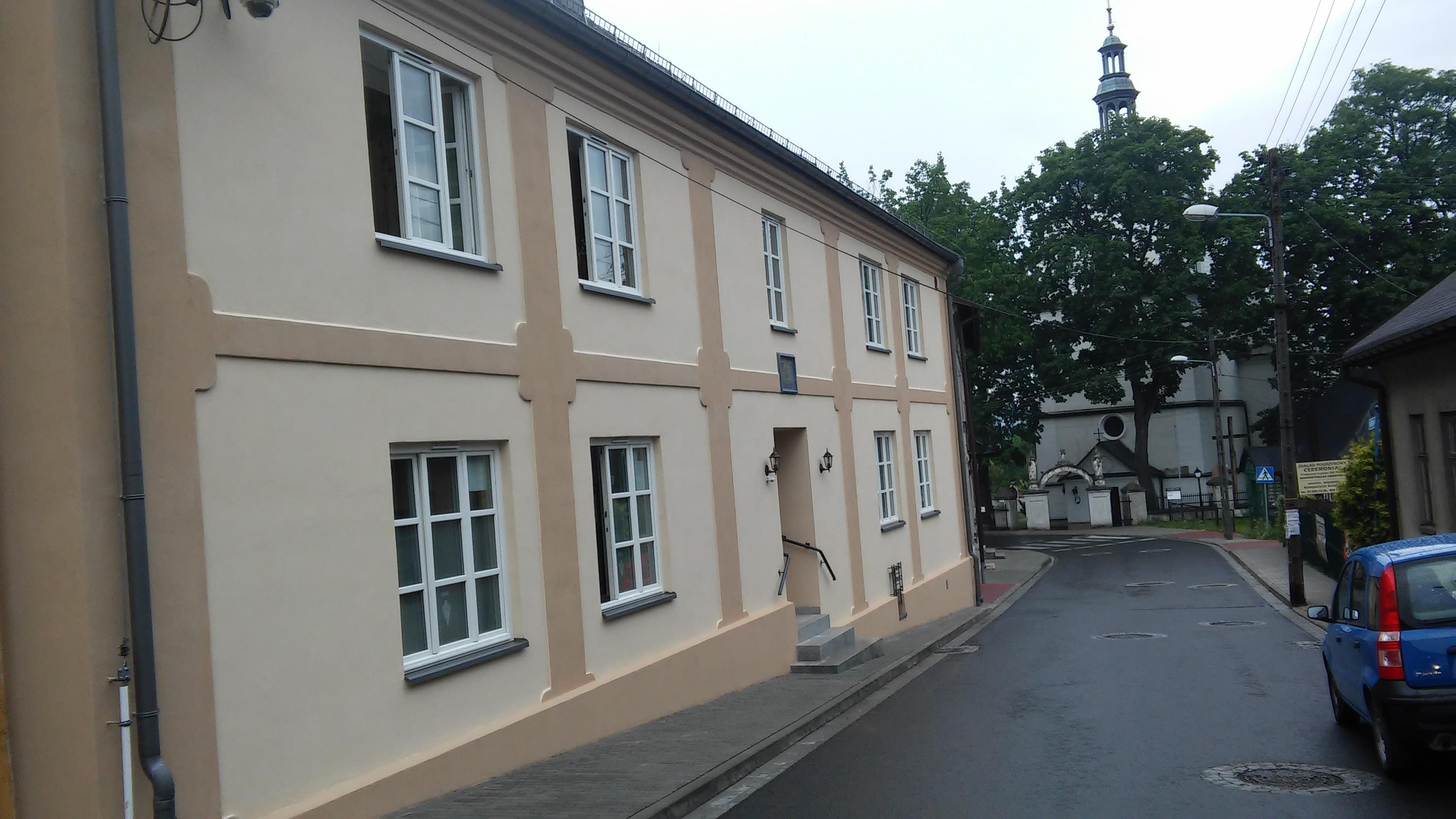 Budynek dawnego szpitala górniczego w Sławkowie